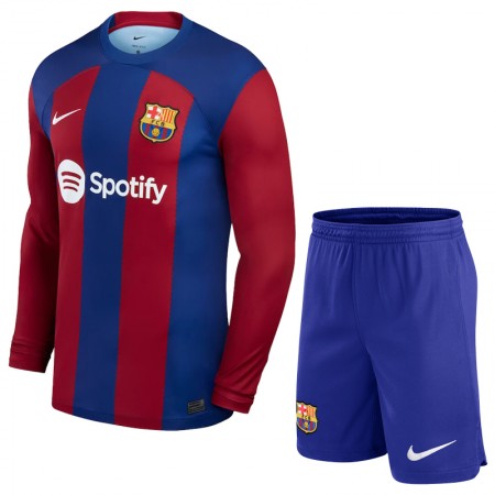 Maglia FC Barcelona Bambino Prima Divisa 2023-24 ML